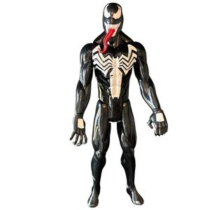 2014 Venom Hasbro Marvel Large 11.5” Black and White Action Figure
